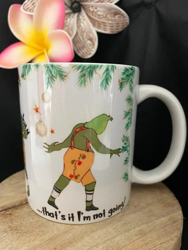 ☕ Mug en Céramique – Le Grinch 💚🎄 – photo 3
